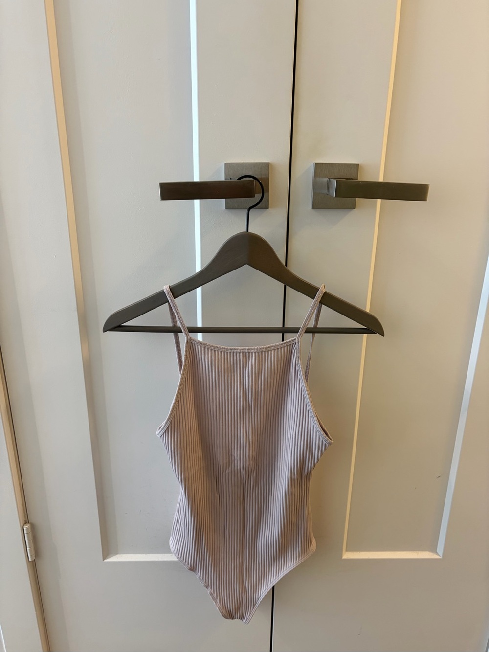 WILFRED Ribbed Lilac One-Piece Bodysuit